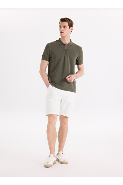 Fabrika Beyaz Erkek Jogger Şort F6SM-SHT 2504