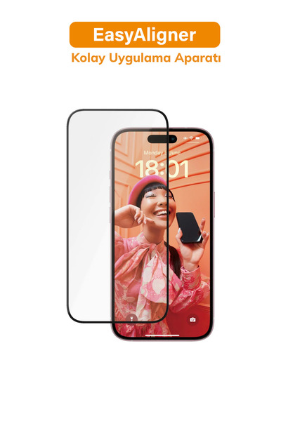 Panzer Glass Κεραμική προστασία οθόνης για iPhone 15 - Ευρεία και Καθαρή