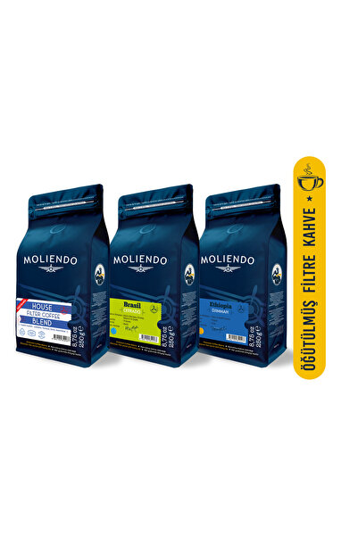 Moliendo Finest Coffee باقة القهوة المفلترة الاقتصادية (القهوة المفلترة المطح...
