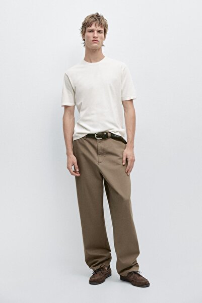 Massimo Dutti Pamuklu triko t-shirt