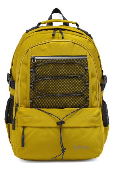 KAFF Young 51534 Yellow Sarı Unisex Çok Cepli Suya Dayanıklı Sırt Çantası