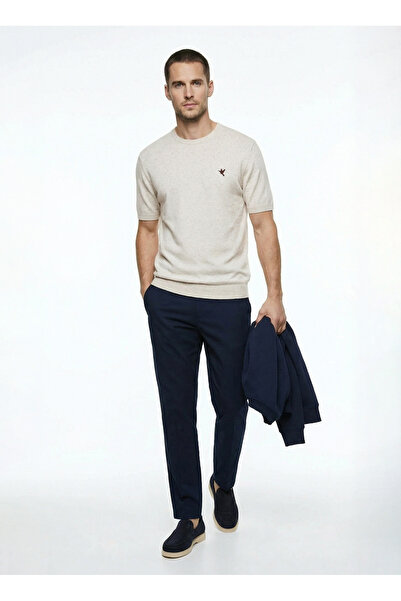 Fabrika Lacivert Erkek Slim Fit Chino Pantolon F6SM-PNT 2501