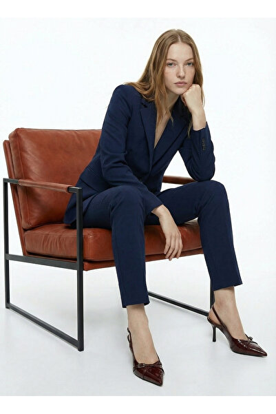 Fabrika Lacivert Kadın Slim Fit Blazer F6SL-CKT0331