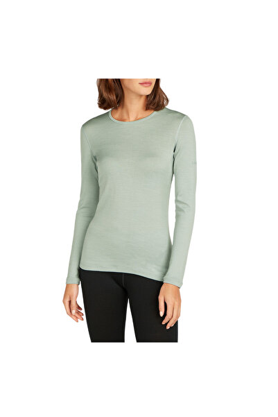 Icebreaker Women's merino blouse 260 Tech Crewe-Green-XS