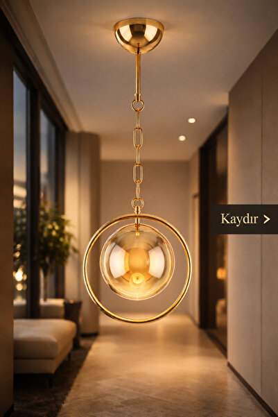 Vivido Home Metal Premium Gold Raven Avize