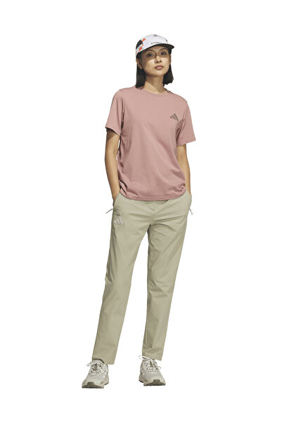 adidas KE3716 MT W GFX T Pembe Bisiklet Yaka Baskılı Kadın T-Shirt