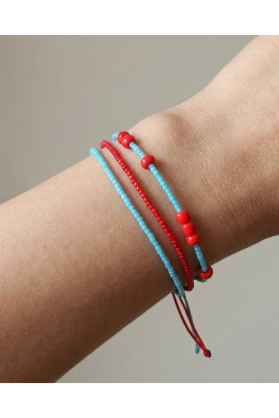 BHCL Miyuki Beaded 3-Piece Bracelet Set, Design Minimalist Women's Bracelet C...