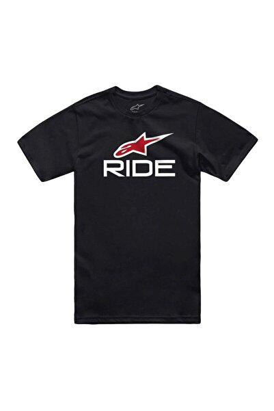 Alpinestars RIDE 4 CSF Tişört Siyah Beyaz Kırmızı