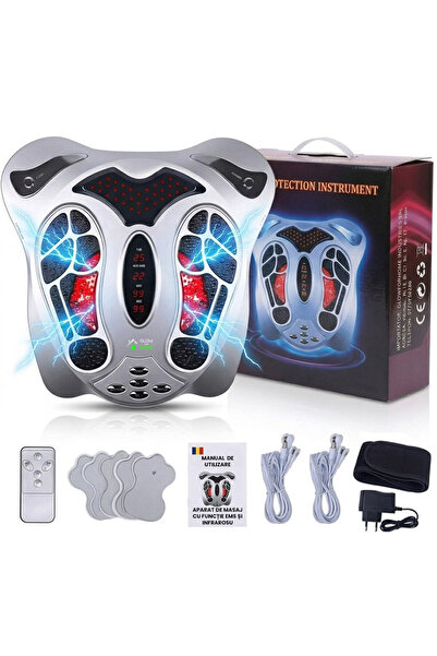 GlowforHome Aparat de masaj EMS pentru picioare GlowforHome, 25 de moduri, 99...