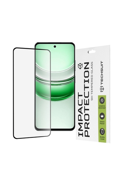 Techsuit Folie pentru Realme C71 - 111D Acoperire completă / Sticlă complet l...