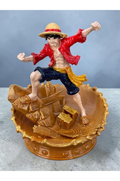 CRAFTEL One Piece Monkey D. Luffy Figür 10 cm Anime Heykel Biblo Koleksiyonluk