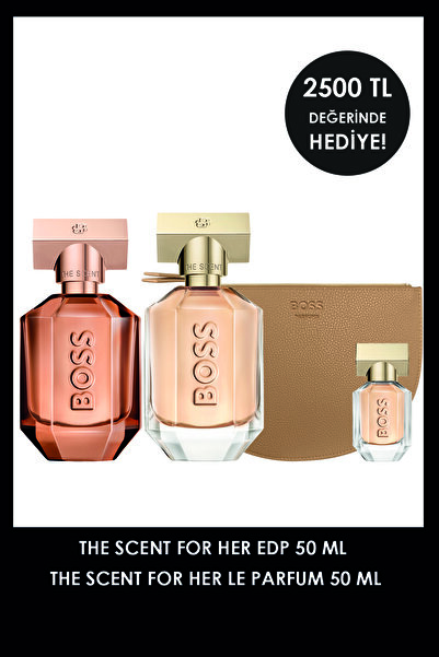 BOSS The Scent For Her EDP 50 ml & The Scent For Her Le Parfum 50 ml Kadın Pa...