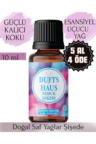 duftshaus Pamuk Şekeri Esansiyel Uçucu Koku Yağı Buhurdanlık Yağı Difüzör Esa...