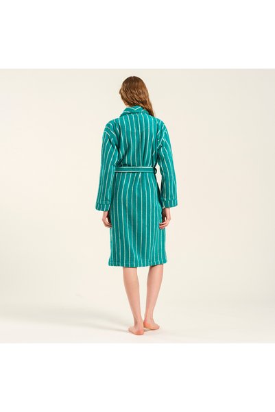 Zsa Zsa Zsu Solid Dark Green Bathrobe