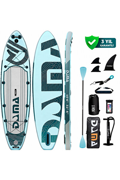 DAMA Advanture Series Blue 3.20 3 Yıl Garantili "10'6x32x6"" Şişme Paddle Boa...