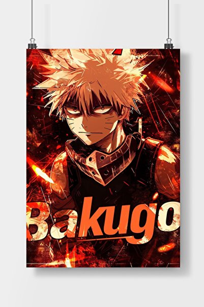 Luna Marissa My Hero Academy Bakugo Anime Poster Çerçevesiz Duvar Posteri