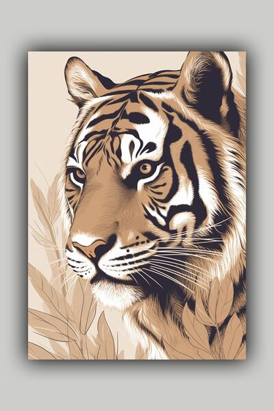 Luna Marissa Αφίσα τοίχου χωρίς πλαίσιο Bohemian Tiger