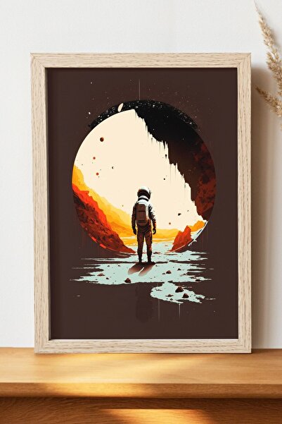 Luna Marissa Space Poster - Αφίσα τοίχου από γυαλιστερό χαρτί χωρίς πλαίσιο