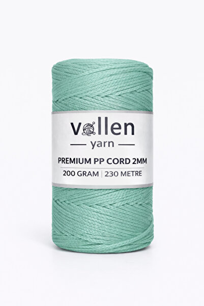 vollen yarn 200 гр/230 м Премиум полиестерен макраме конец 2 мм, макраме коне...