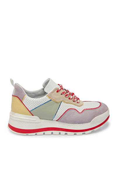 Tergan Beyaz Hakiki Deri Kadın Sneaker - K24I1AY67120-U1X