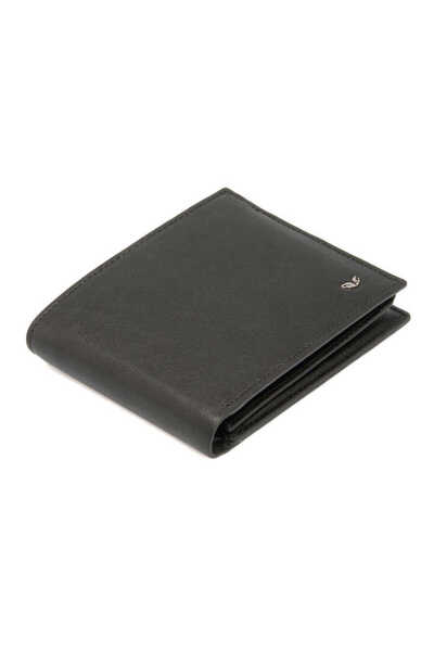 Tergan Black Genuine Leather Men's Wallet - S1Ce00001589-C59
