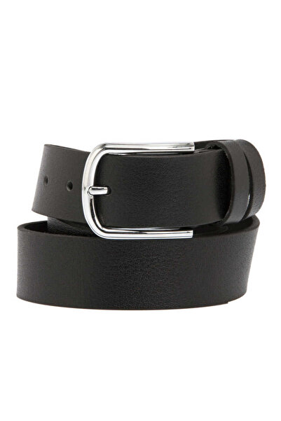 Tergan Black Genuine Leather Men's Belt - S1Ek00000309-P0I