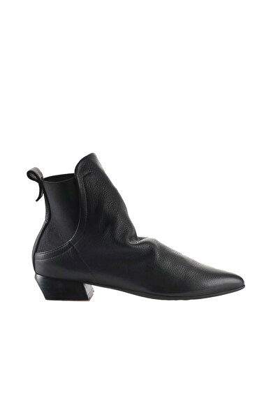Bueno Shoes Cizme plate pentru femei din piele neagră Flotter 01wp5504
