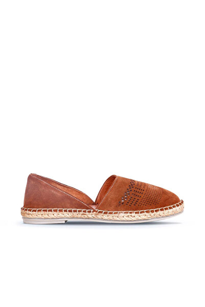 Bueno Shoes Taba Süet Kadın Espadril Ayakkabı 01wq2415