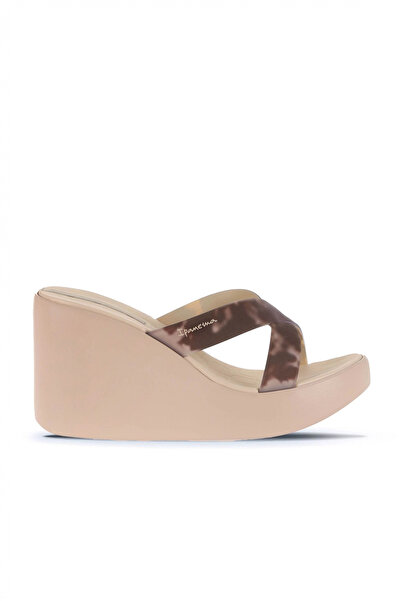 Bueno Shoes Ipanema Bej Ip Ipanema High Fashion Slide Femei 22ıp009