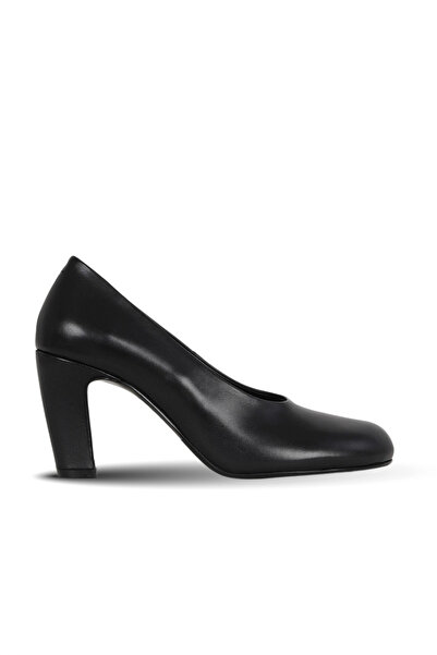 Bueno Shoes حذاء بكعب نسائي من الجلد باللون الأسود 42wa6243