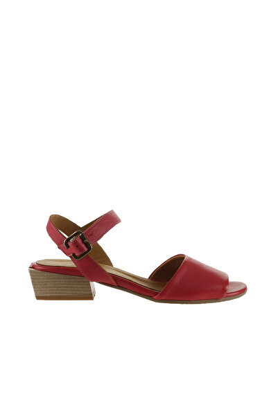 Bueno Shoes Sandale cu toc pentru femei din piele fucsia 01ws7504