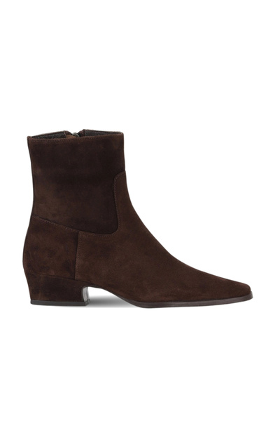 Bueno Shoes Kahverengi Süet Kadın Topuklu Bot 39wb4140