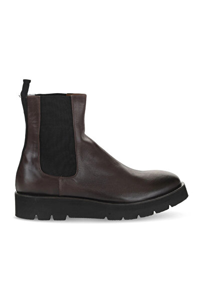 Bueno Shoes Ανδρικά αθλητικά μποτάκια - Καφέ δερμάτινα Ppe, Μοντέλο 01mr12800