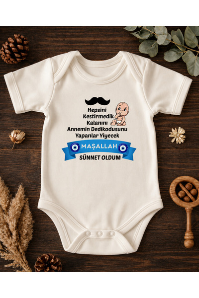 EYDUBABY SÜNNET ÖZEL ANNE YAZILI bebek zıbın anne yenge teyze dayı amca yazıl...