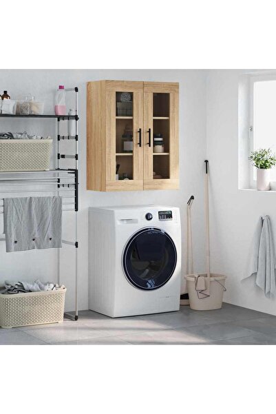 Concept Dulap TV montat pe perete, stejar sonoma, 69,5x34x90 cm