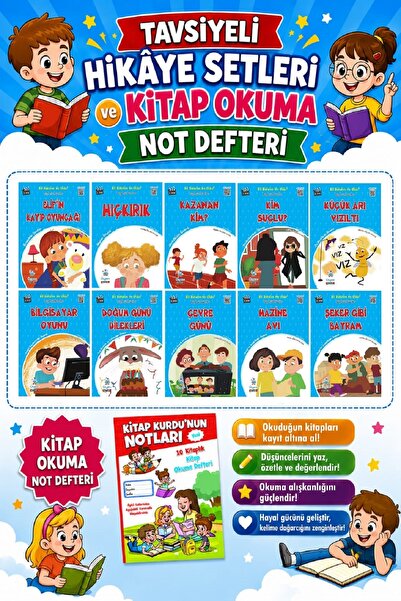 Üçgen Yayıncılık 2.sınıf Bil Bakalım Ne Oldu ? (10 Kitap)+kitap Okuma Not Def...