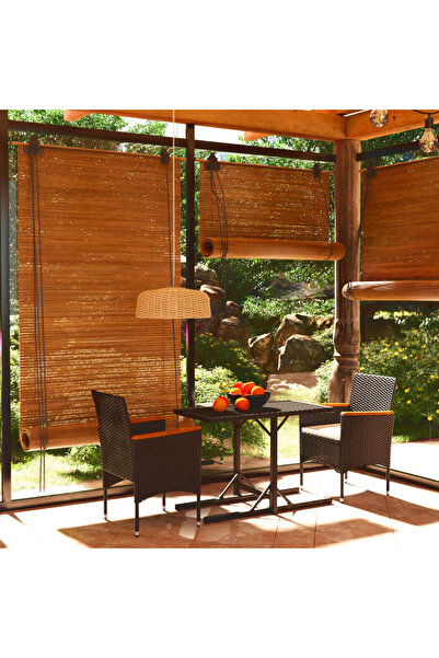 Concept Set mobilier de grădină, 3 piese, negru