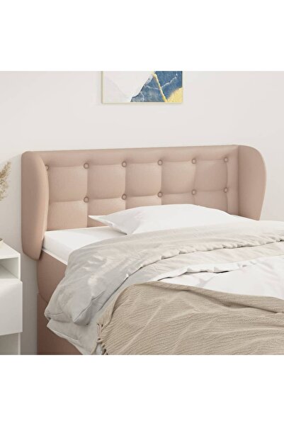 Concept Tăblie pat cu aripioare cappuccino 103x23x78/88cm piele