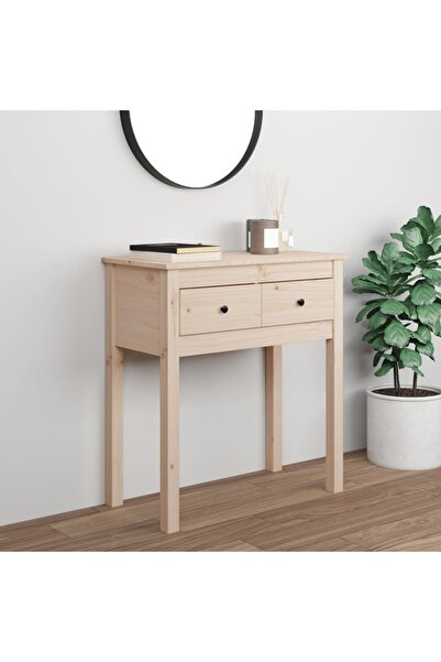Concept Masă consolă, 70x35x75 cm, lemn masiv de pin