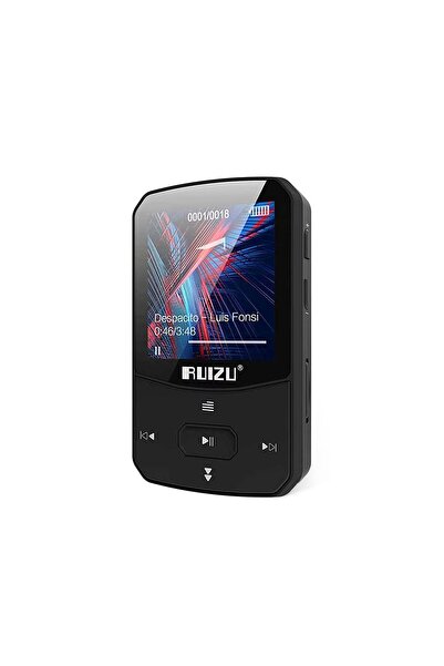 Ruizu X52 MP3 Çalar Bluetooth 5.0 8GB FM Radyo Pedometre Saat