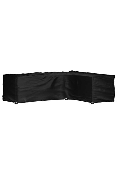 Concept Husă mobilier de grădină în formă de L 18 ocheți, 285x220x80 cm