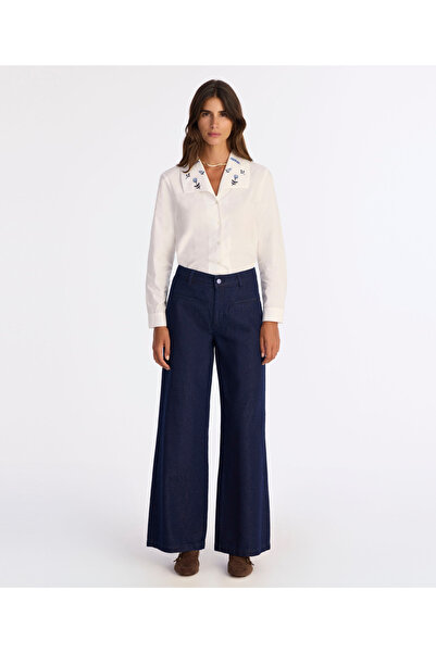 Yargıcı Wide Leg Yüksek Bel Pantolon