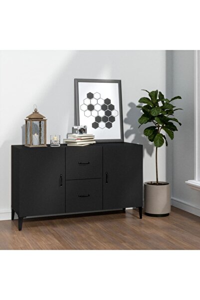 Concept Servantă, negru, 100x36x60 cm, lemn prelucrat