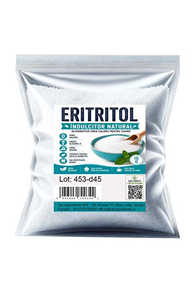 Top Ingrediente Eritritol - Inlocuitor - Zero Calorii - 5kg