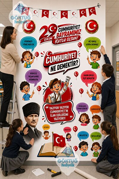 Göktuğ Hediyelik 29 Ekim Okul Seti