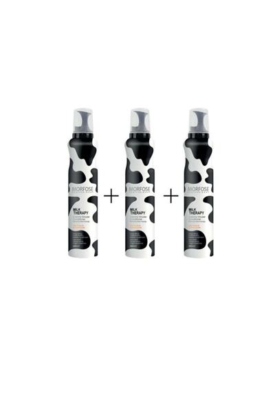 Morfose Milk Shake Kremsi Saç Bakım Köpüğü 200ml X 3 Adet.