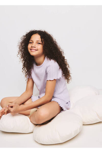 MANGO Kids Fitilli şort pijama