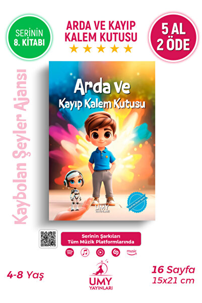 UMY Yayınları Arda ve Kayıp Kalem Kutusu - Kaybolan Şeyler Ajansı Serisi