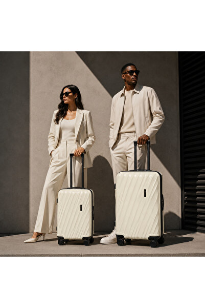 WAF Wave 06 Premium Hard Shell Luggage Set 20/24/28 Inch ABS+PC Travel Suitca...