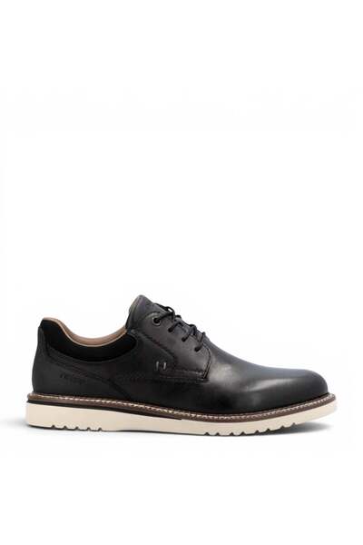 Rieker Pantofi casual, bărbați, RIEKER, 04501-00, negru, piele naturală 44